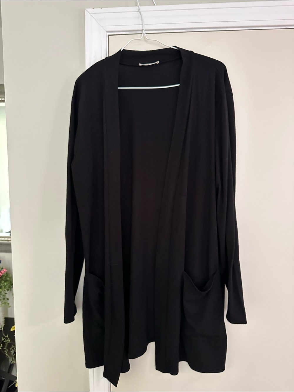 Zenana Outfitters Black Open Cardigan - 2X